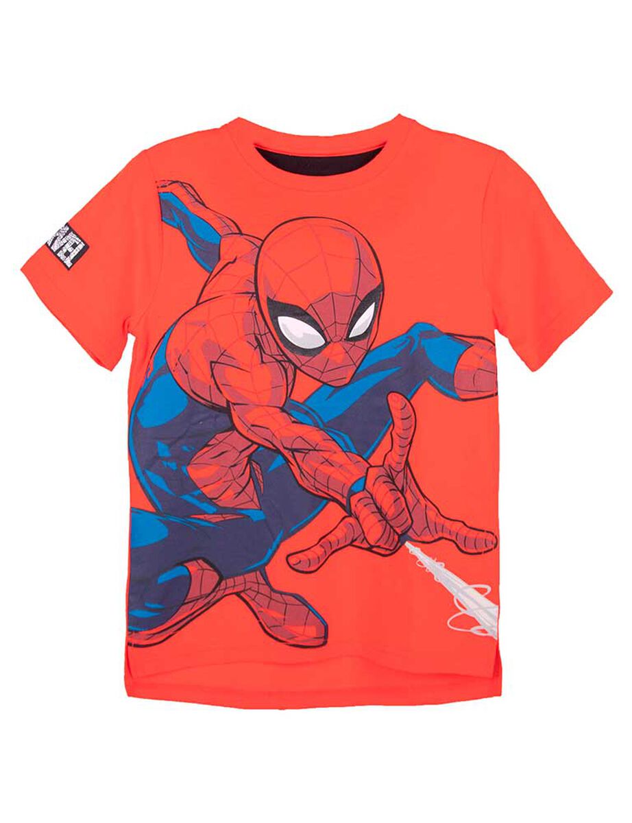 Polera de Algodón Niño Spiderman