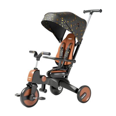 Triciclo De Paseo 360° y Balance 6 en 1 Plegable Negro