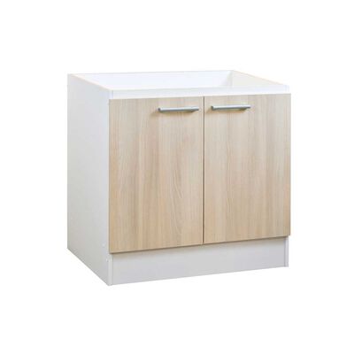 Base Cocina Lavaplatos Mobikit Acacia 2 Puertas