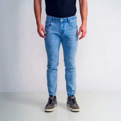 Jeans Basico Skinny Tiro Medio Lagoon Hombre Ellus