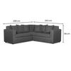 Sofá Seccional Deco Outlet Turín 5 Cuerpos Beige