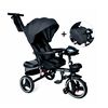 Triciclo Coche Cuna Trike Plus 360 Bth RS-4090 Negro Bebeglo