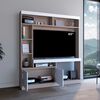 Estante TV TuHome Dante Hasta 65" Taupe Y Fresno