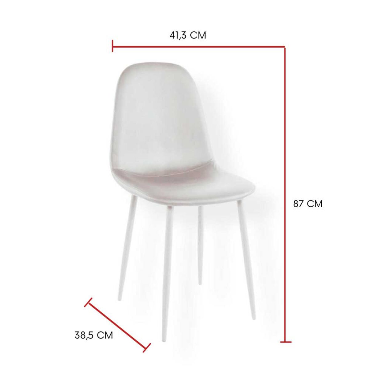 Set 2 Sillas TuHome Concept Café Oscuro