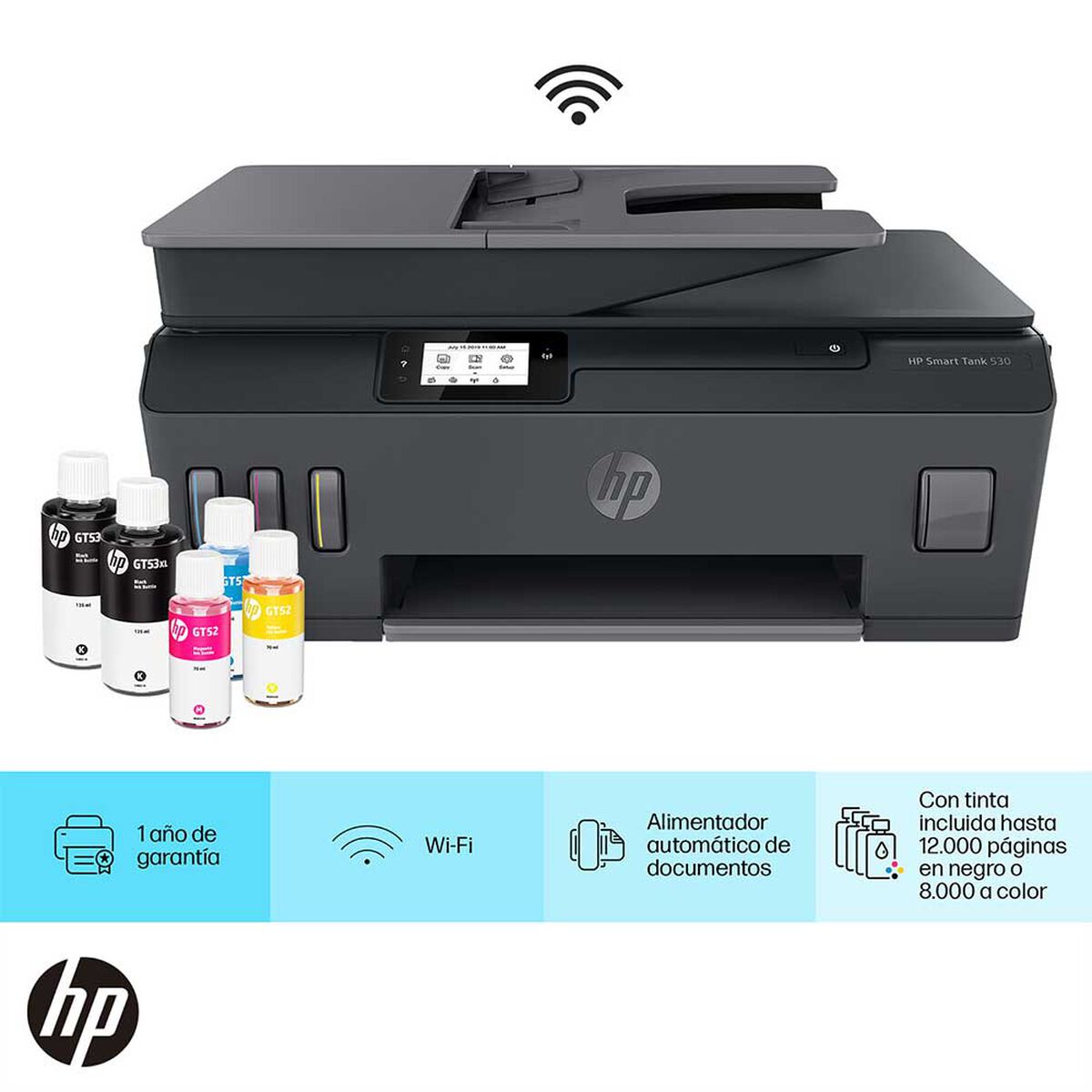 Multifuncional HP Tinta Continua 530 WiFi