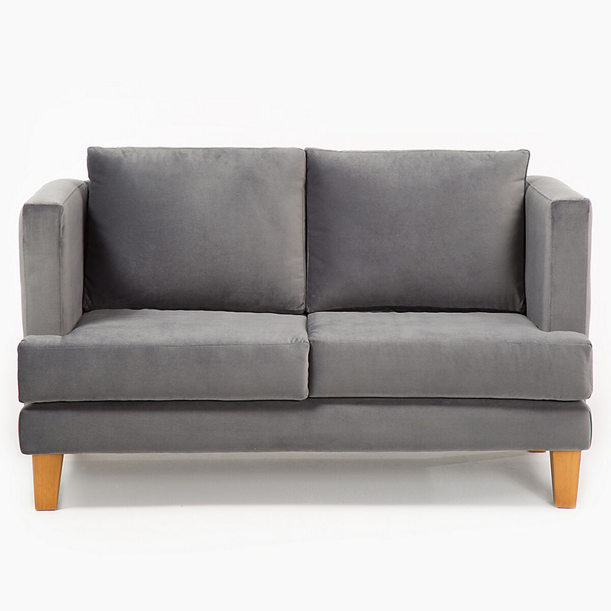 Juego de Living Barra Design Larisa Sofá 2 Cuerpos + Dos Sillones 1 Cuerpo Gris