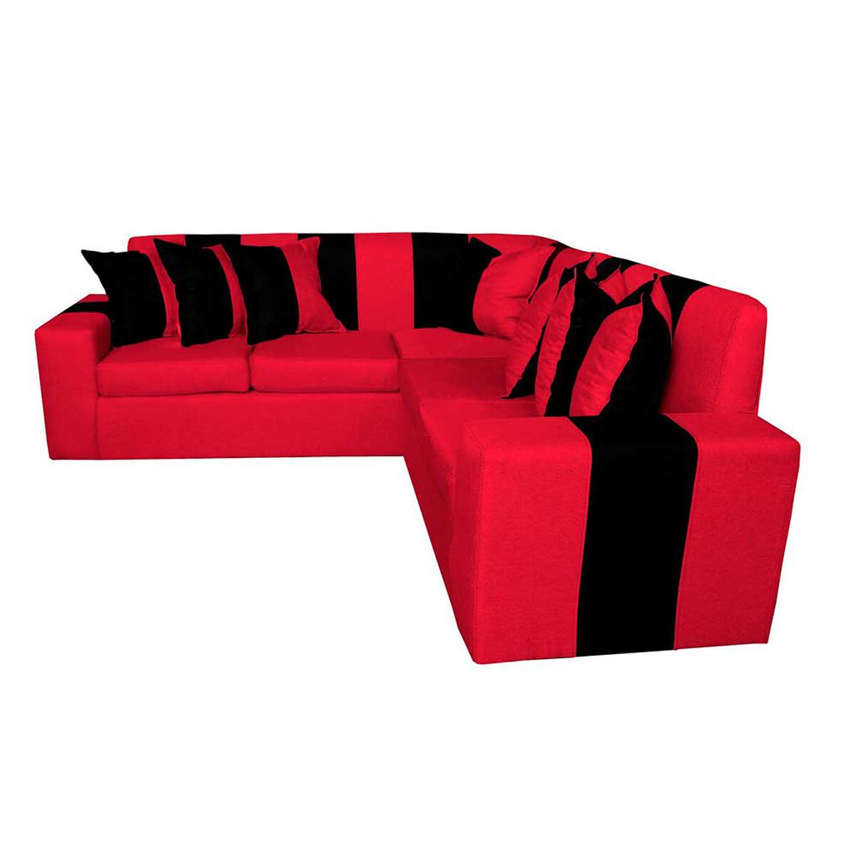 Seccional A&M Home Victor 2,2 Cuerpos Burdeo Negro
