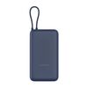 Batería Externa Portátil Xiaomi 20000mAh Blue GL Integrated Cable