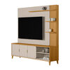 Home TV Di Poretti Design Napoli Hasta 70" Caf&eacute; Claro