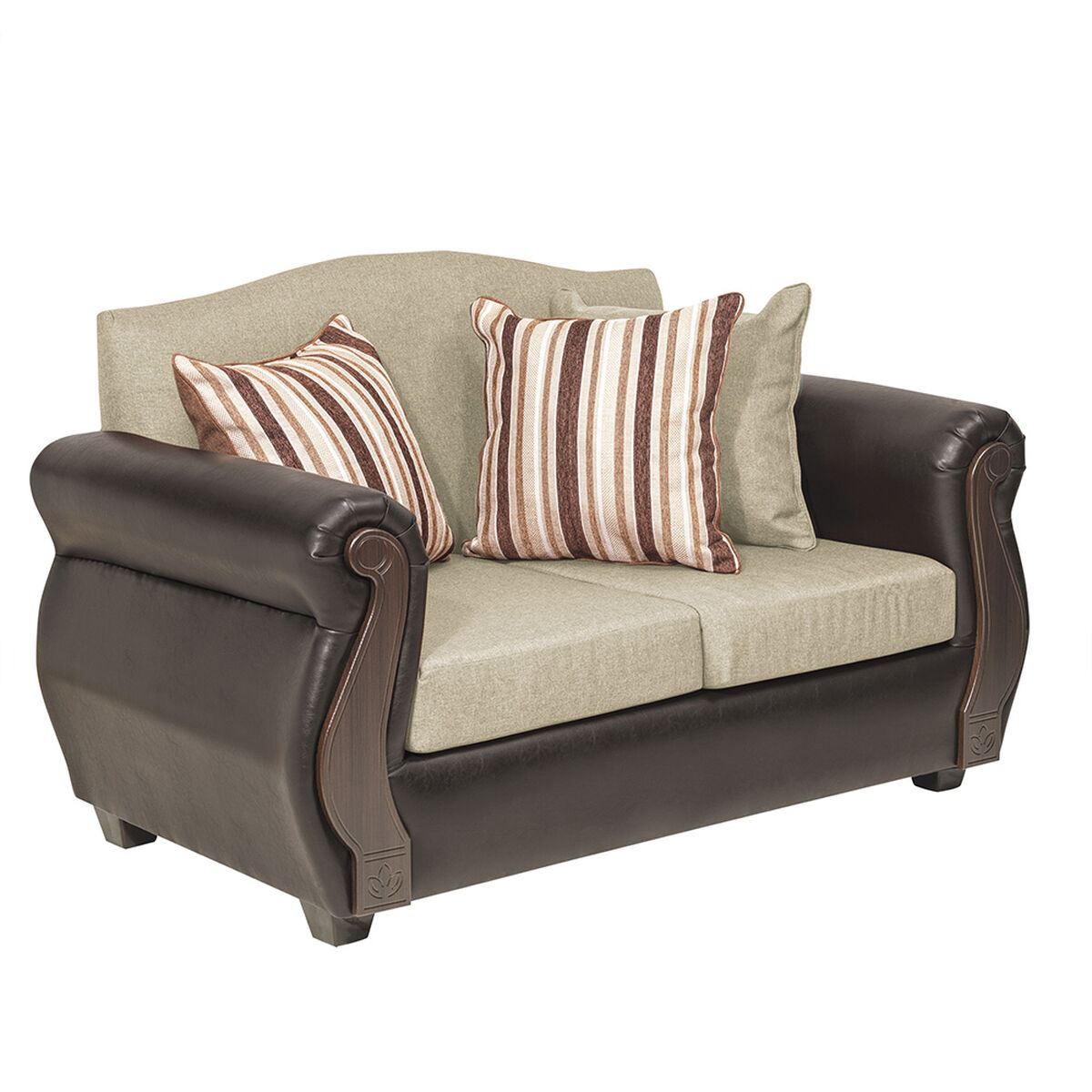Sofá Innovamuebles New Bugambilia 2 Cuerpos Beige