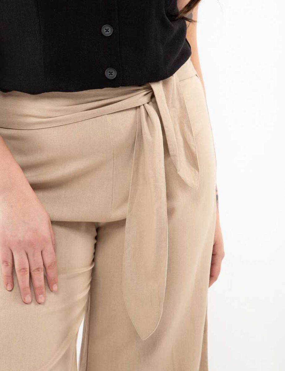 Pantalón Lino Palazzo Mujer Extralindas