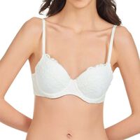 Sostén Copa A Push Up Mujer Intime Arena, Negro, Rosado