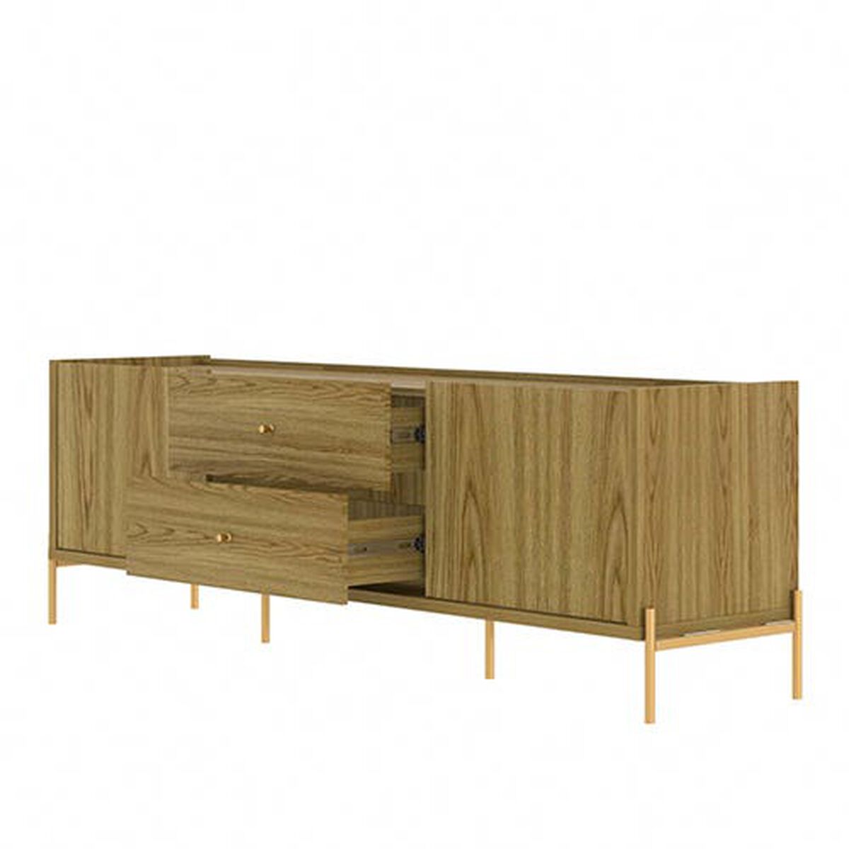Rack TV Decocasa Jasper Hasta 50" Castaño