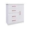 Cómoda Di Poretti Design Caribe 1 Puerta Blanco