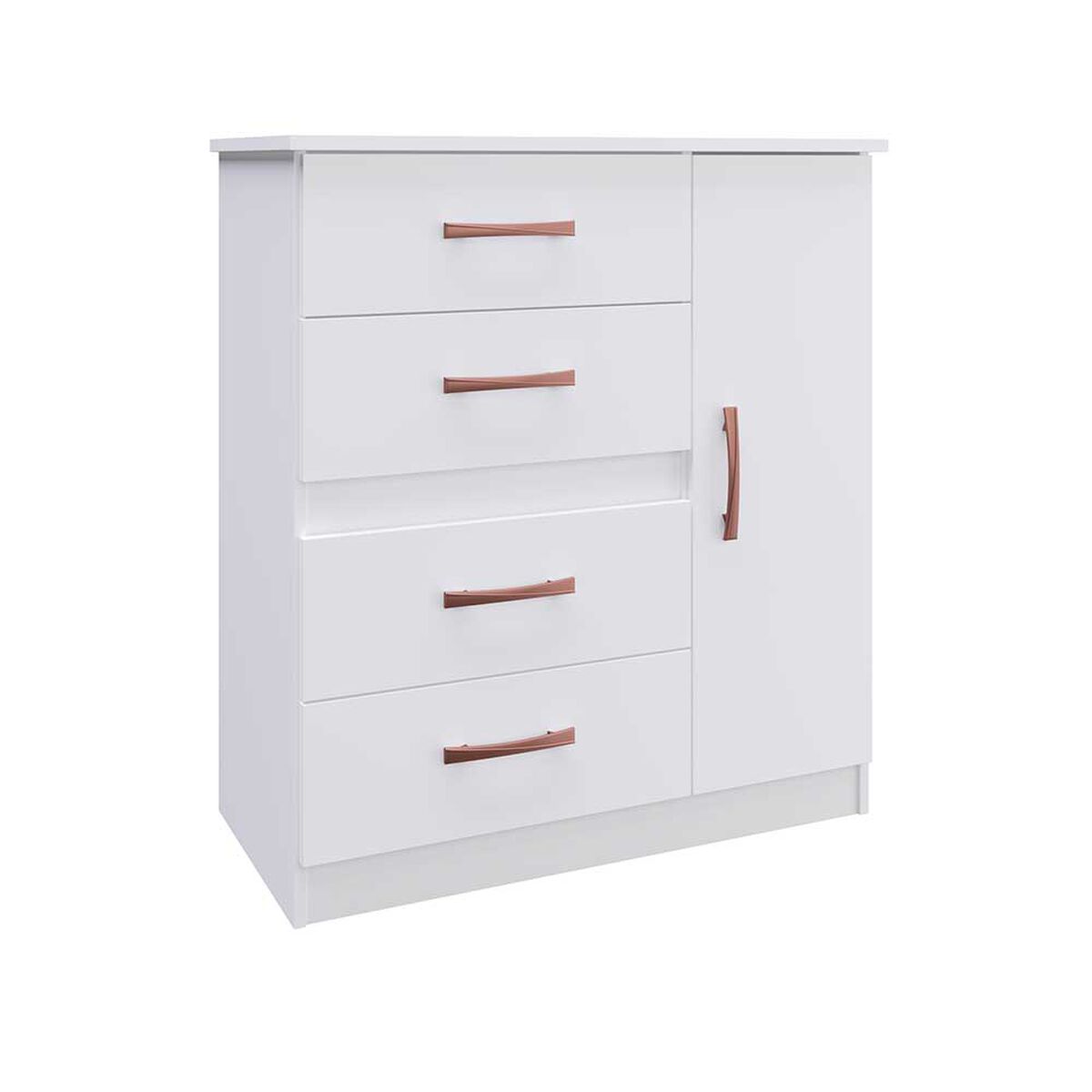 Cómoda Di Poretti Design Caribe 1 Puerta Blanco