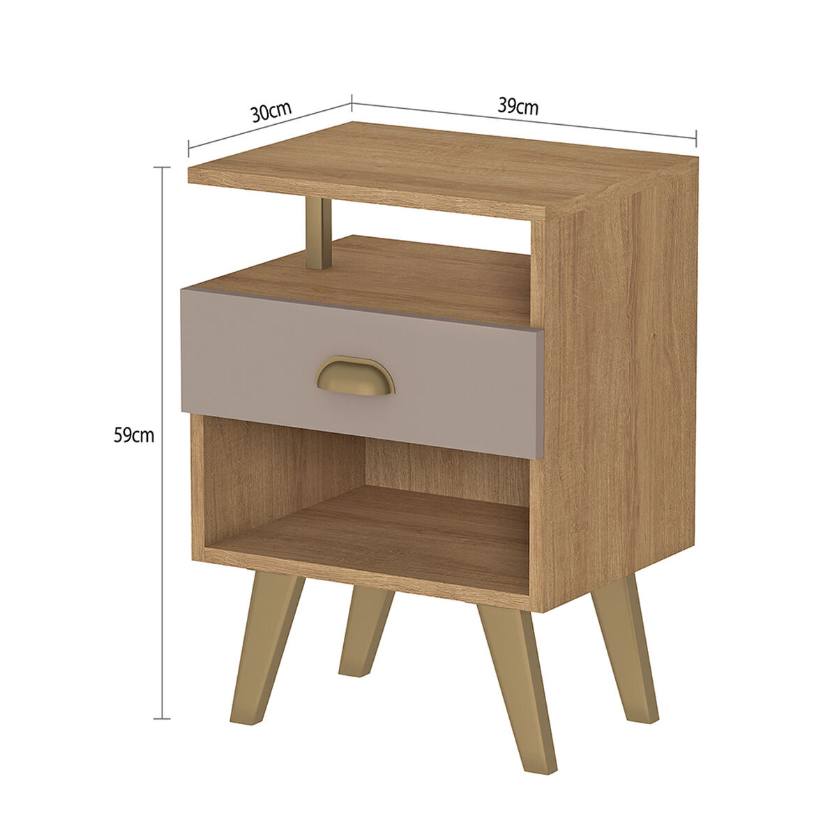 Velador Vekkahome Iconic 1 Cajon Café