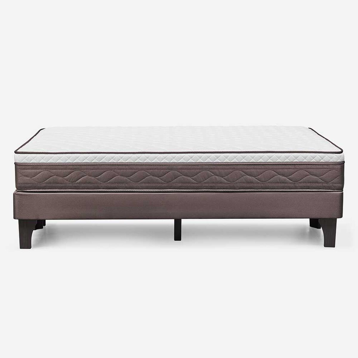 Cama Europea Rosen Base Dividida 2 Plazas New Style 4 Plus