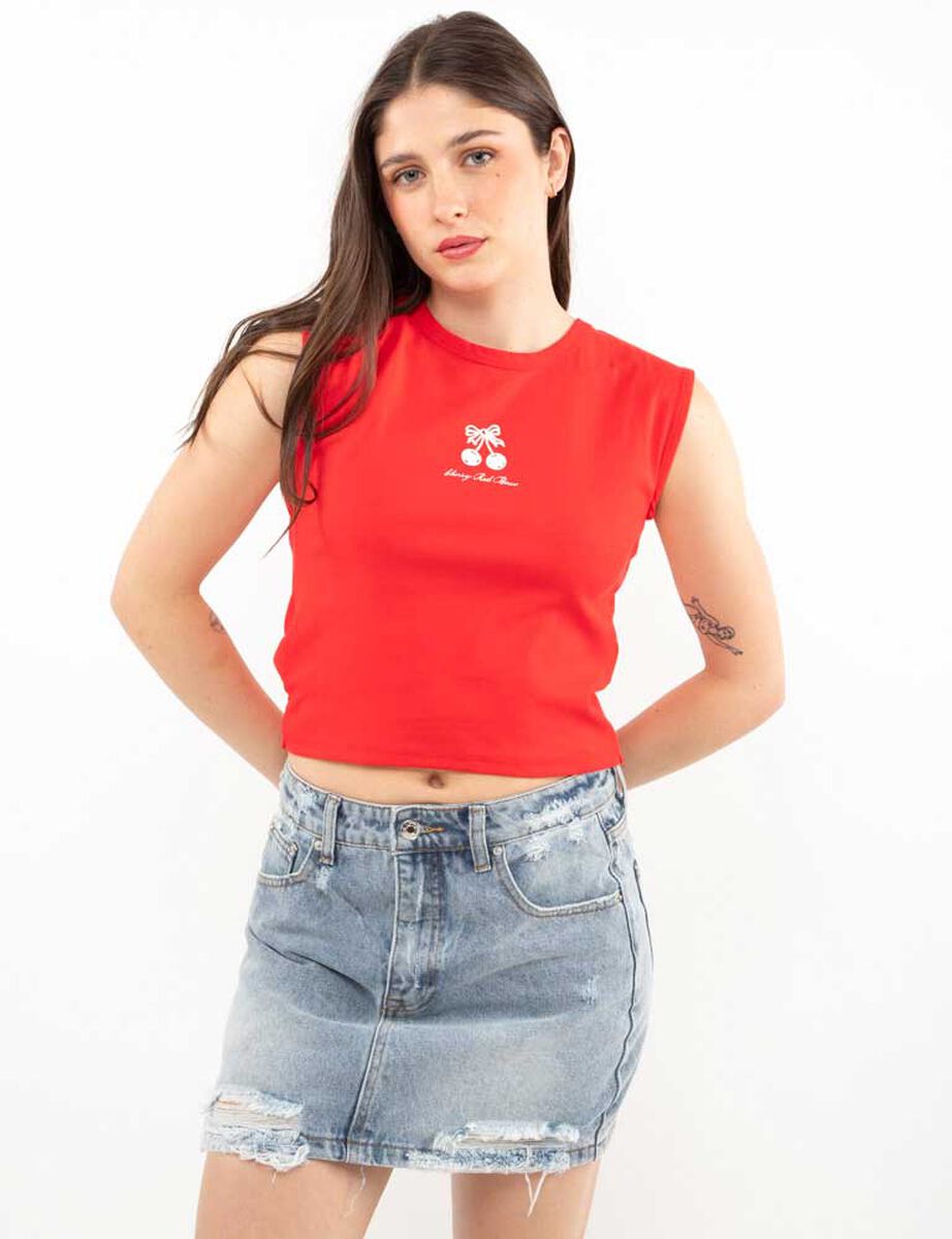 Polera Sin Mangas Mujer Icono