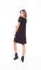 Vestido Midi Estampado Manga Corta Bolsillos Mujer Rock Caviar