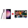 Combo Celular Samsung Galaxy S23 Ultra 512GB 6,8" Lavender Liberado + LED 43" Samsung UN43AU7090 Smart TV 4K