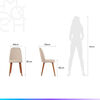 Juego de Comedor Decocasa Bennet Redondo 4 Sillas Beige