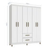 Clóset Vekkahome Coimbra 6 Puertas 2 Cajones Blanco Clóset Vekkahome Coimbra 6 Puertas 2 Cajones Blanco