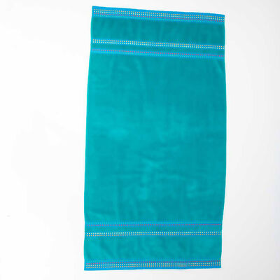 Toalla de Playa Jacquard Casanova Teal