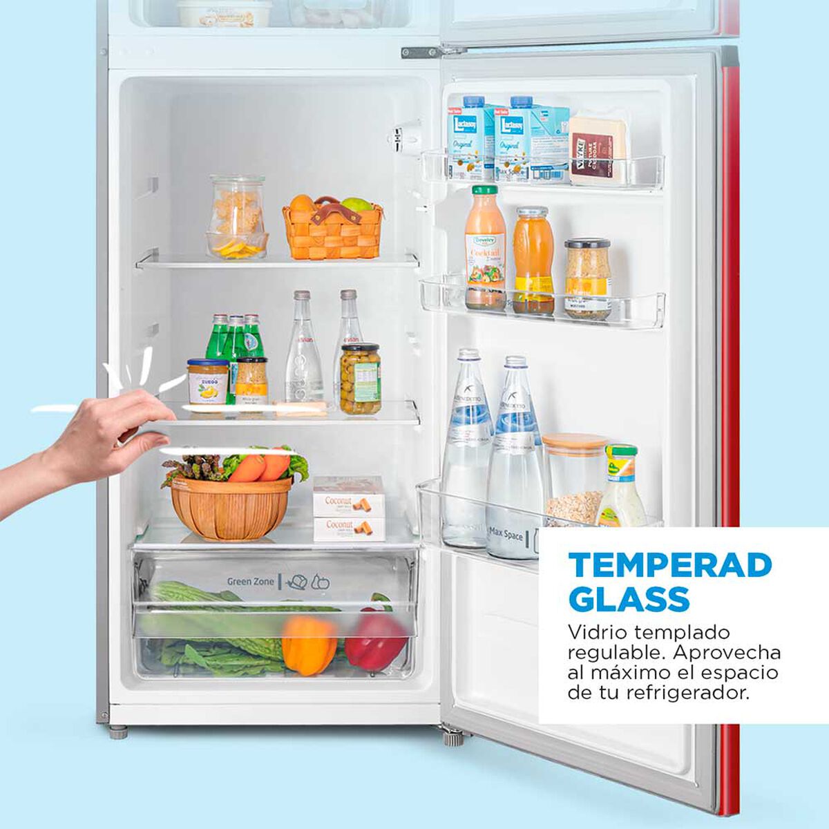 Refrigerador Frío Directo Midea MDRT294FGE13 207 lts.