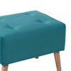 Pouf Latam Home Niza Tela Velvet Turquesa