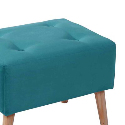 Imagen 2 del producto Pouf Latam Home Niza Tela Velvet Turquesa