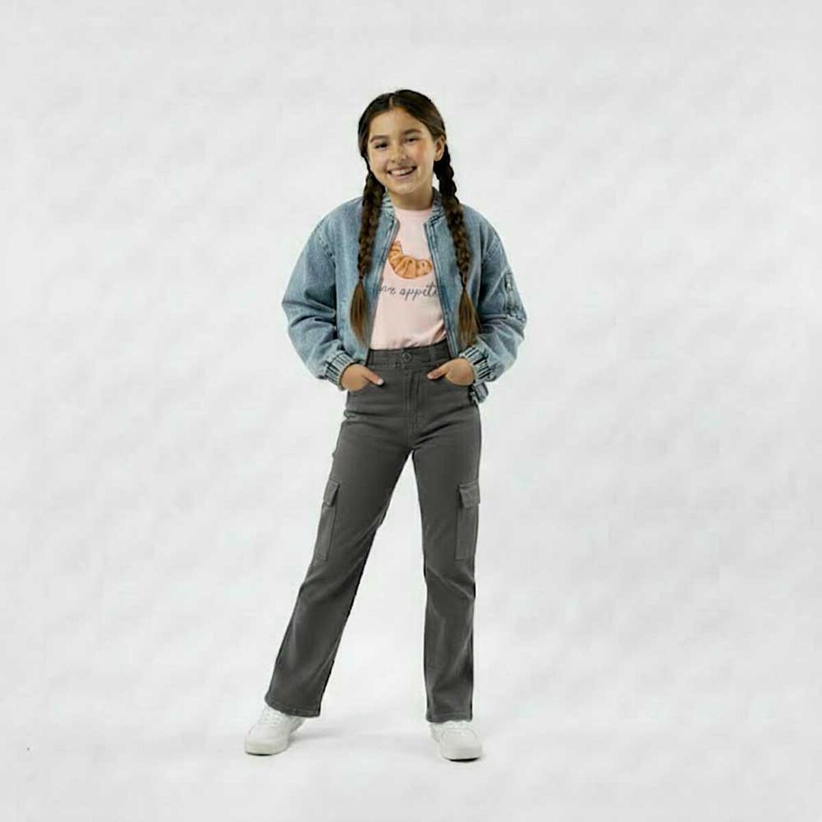 Pantal&oacute;n de Algod&oacute;n Ni&ntilde;a Mila