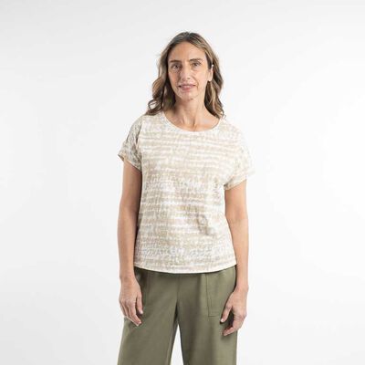 Polera Estampada Manga Corta Mujer Portman Club