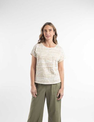 Su Color Polera Estampada Manga Corta Mujer Portman Club Color-1,