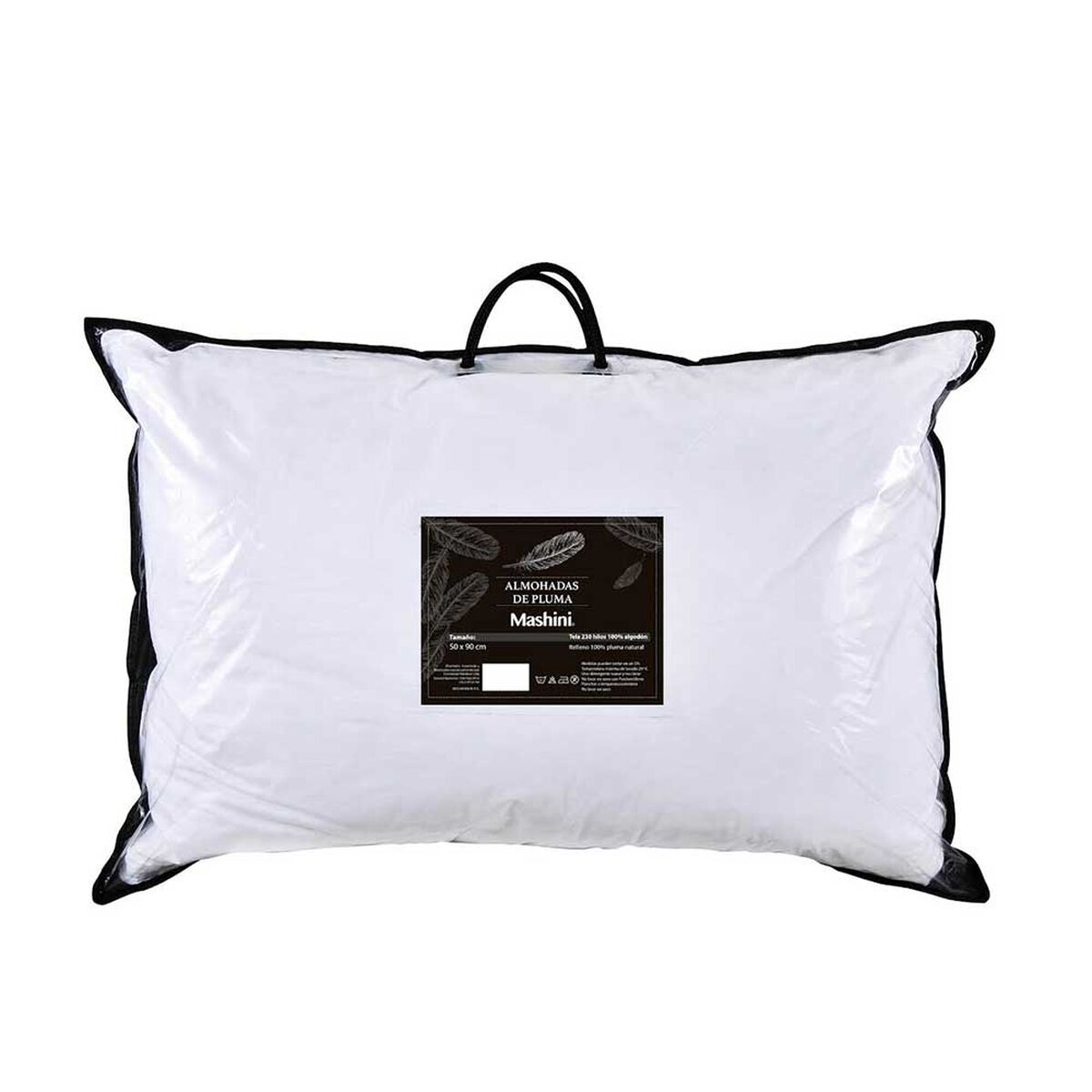 Set Almohadas Mashini Liso Blanco 50 x 70 cm