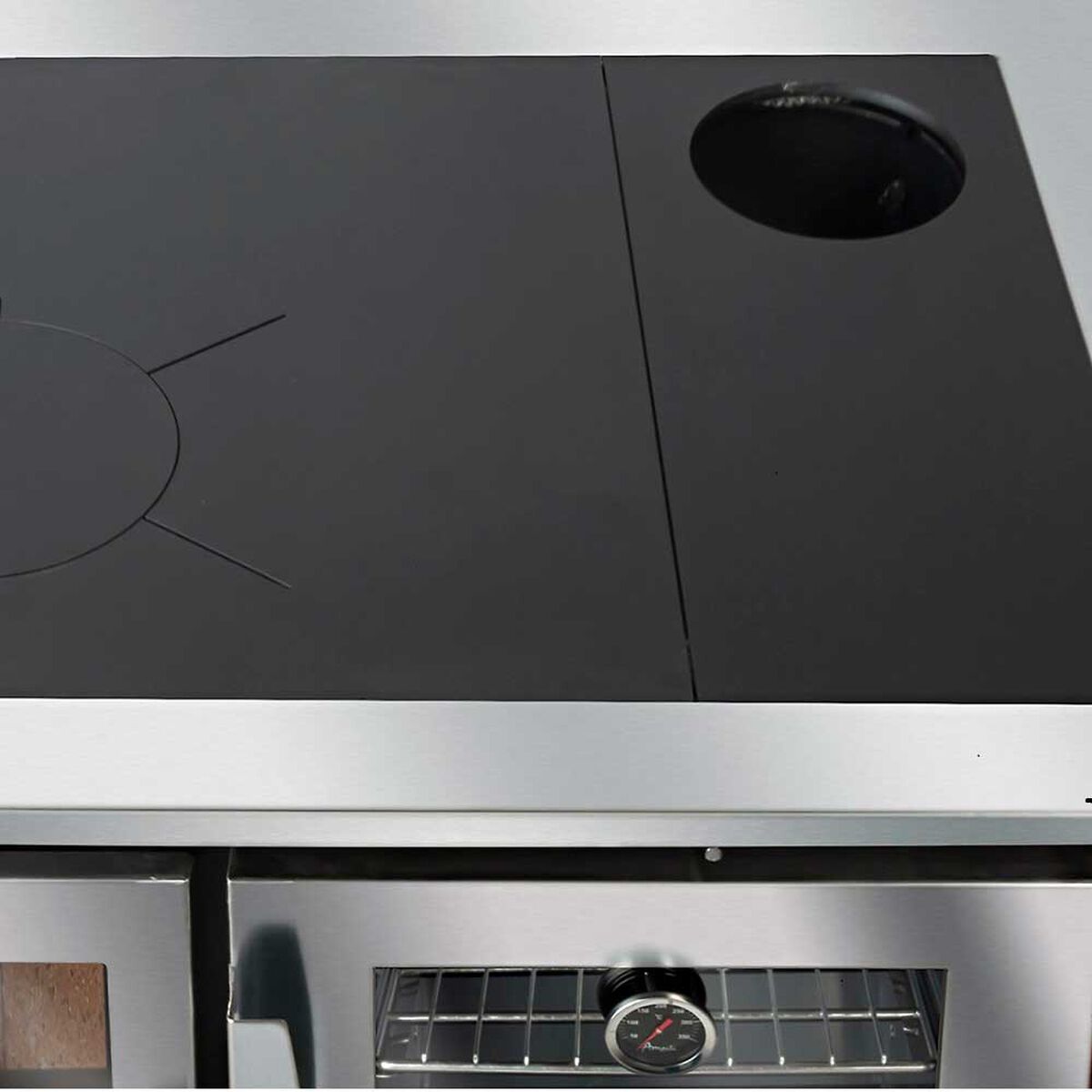 Cocina a Leña Amesti Allegra Negra