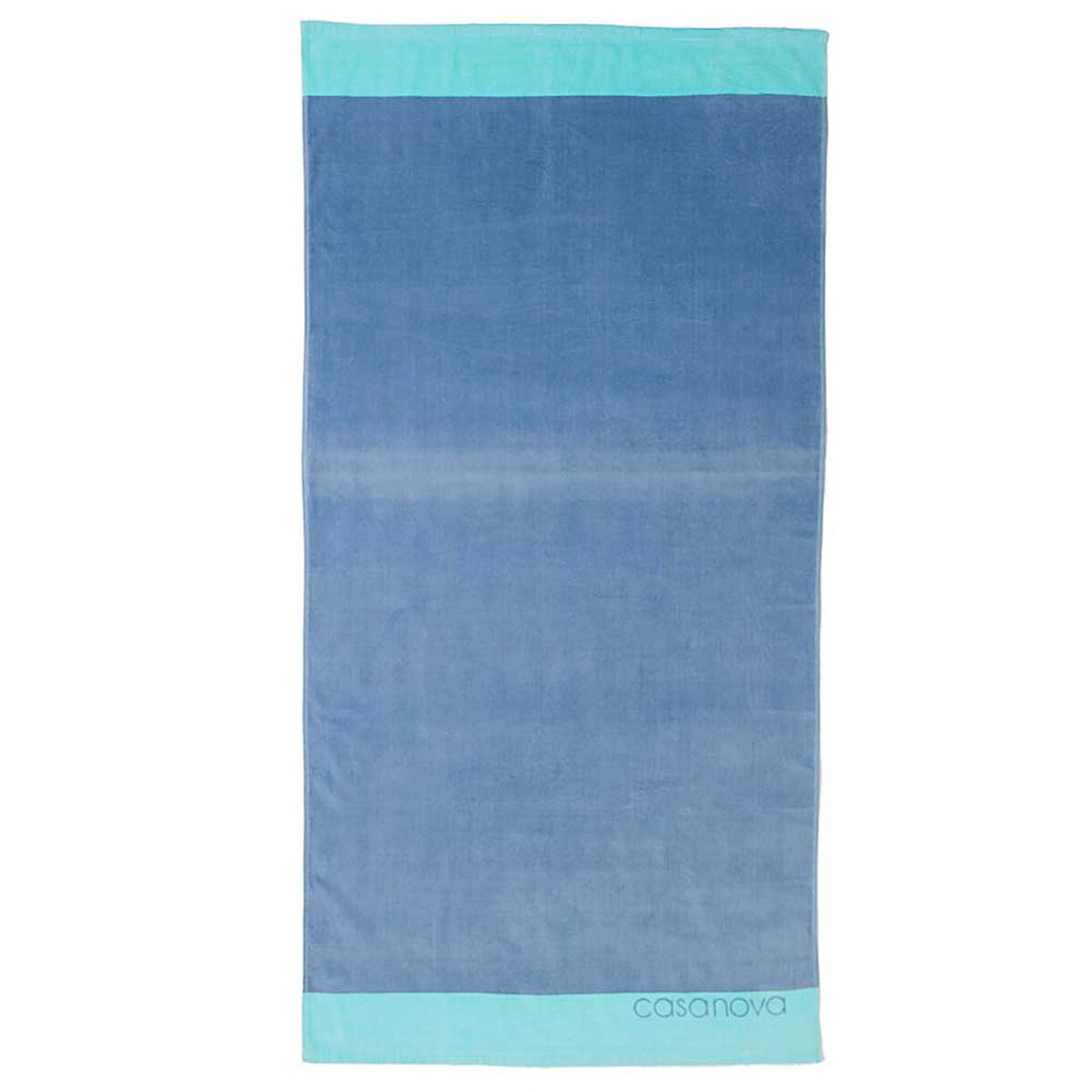 Toalla Playa Velour Casanova Blue 75 x 150 cm