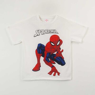 Imagen 1 del producto Polera Manga Corta Niño Spiderman Ecru