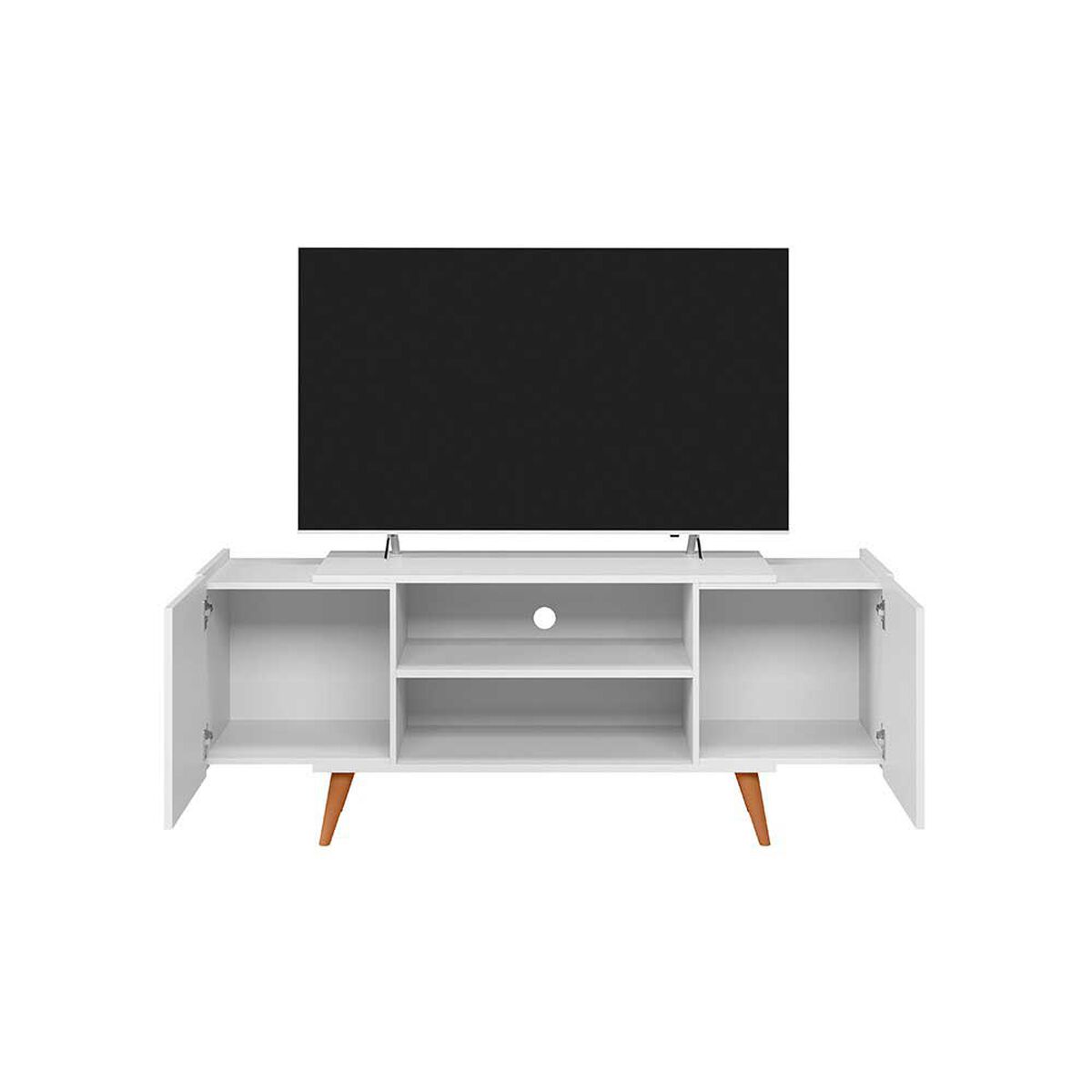 Rack TV River Altavision Hasta 55" Blanco
