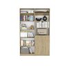Estante 2 Puertas + Estante 5 Repisas + 2 Complementos TuHome Home Macadamia