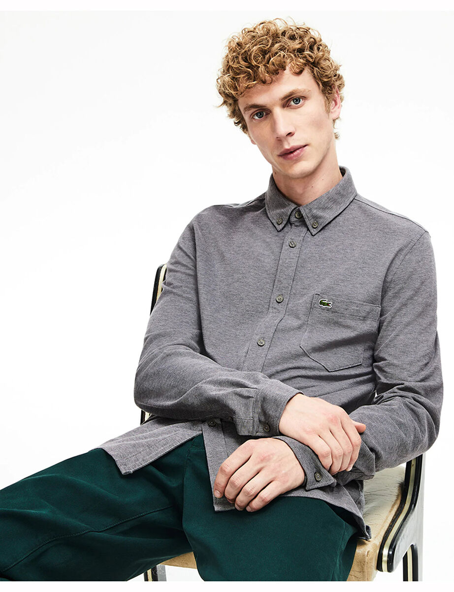 Camisa de Algodón Hombre Lacoste