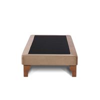 Base Europea Dividida Latam Home 1 Plaza Zen Tela Velvet Beige