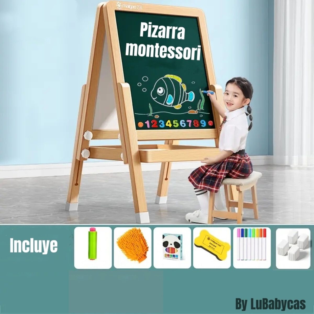 Pizarra Atril Maigao 46 x 40 cm LuBabycas