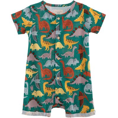 Imagen 1 del producto Overall Bombacho de Algodón Bebo Chess Baby Verde