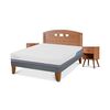 Cama Europea CIC 2 Plazas Excellence Plus + Respaldo + 2 Veladores New Gales