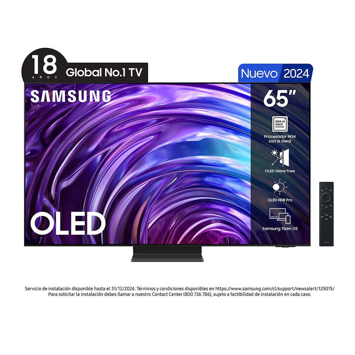 OLED 65" Samsung S95D 4K UHD Smart TV 2024