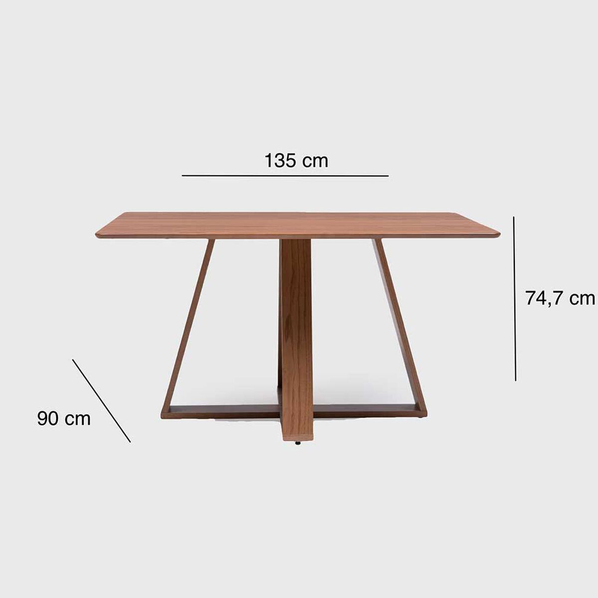 Juego de Comedor Decocasa Avena 4 Sillas Café