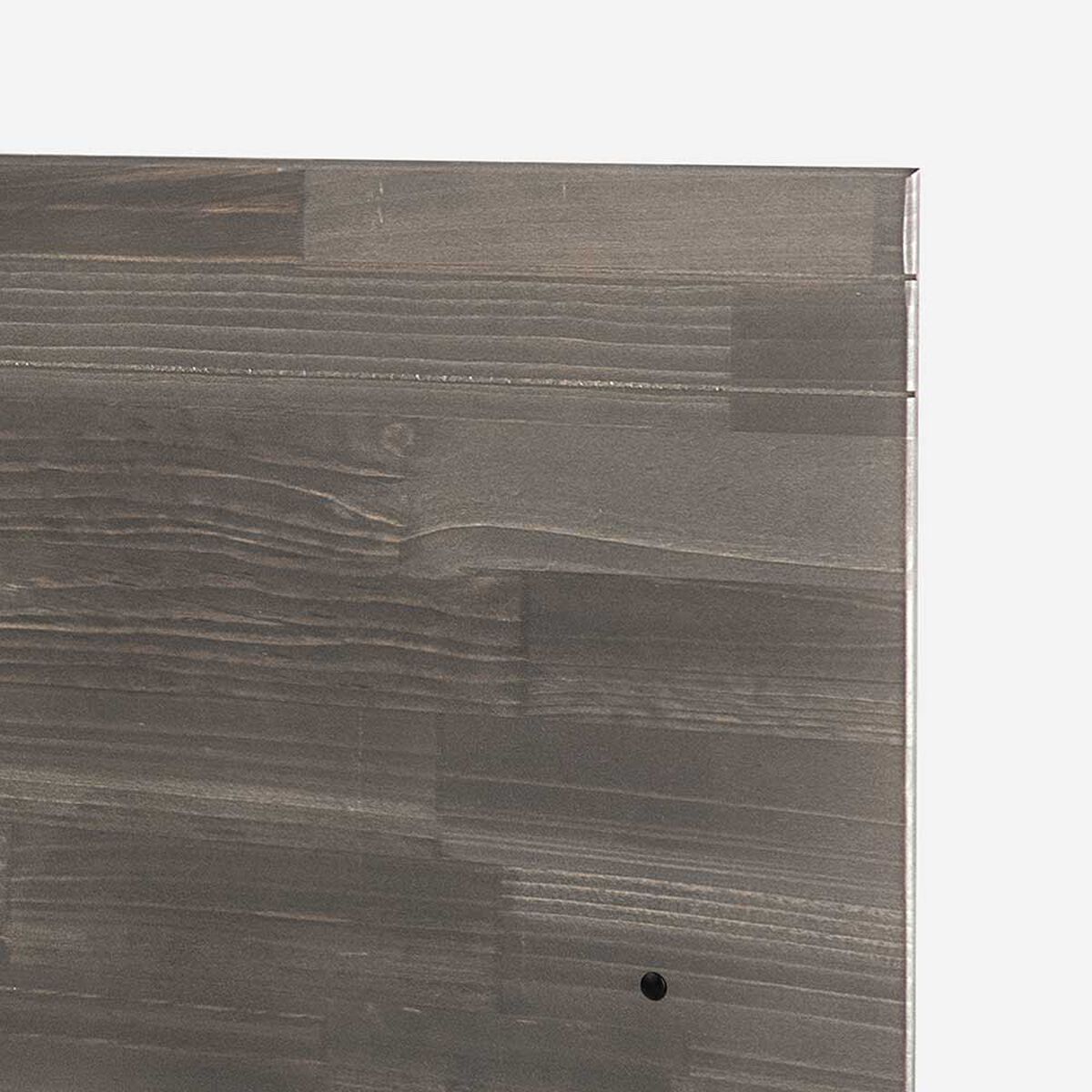 Cama Europea Rosen 1 Plaza Wave + Respaldo + Velador Tabor Grafito + Almohada Light Americana
