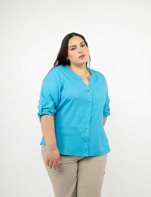 Imagen 1 del producto Blusa Manga Larga Mujer Extralindas Calipso, Crudo, Fucsia