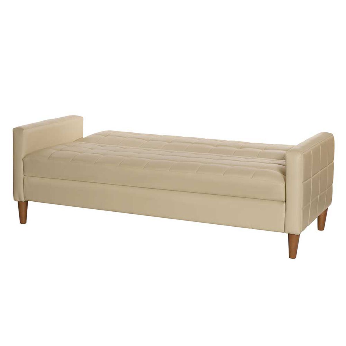 Futón Latam Home Genova PU 3 Cuerpos Beige