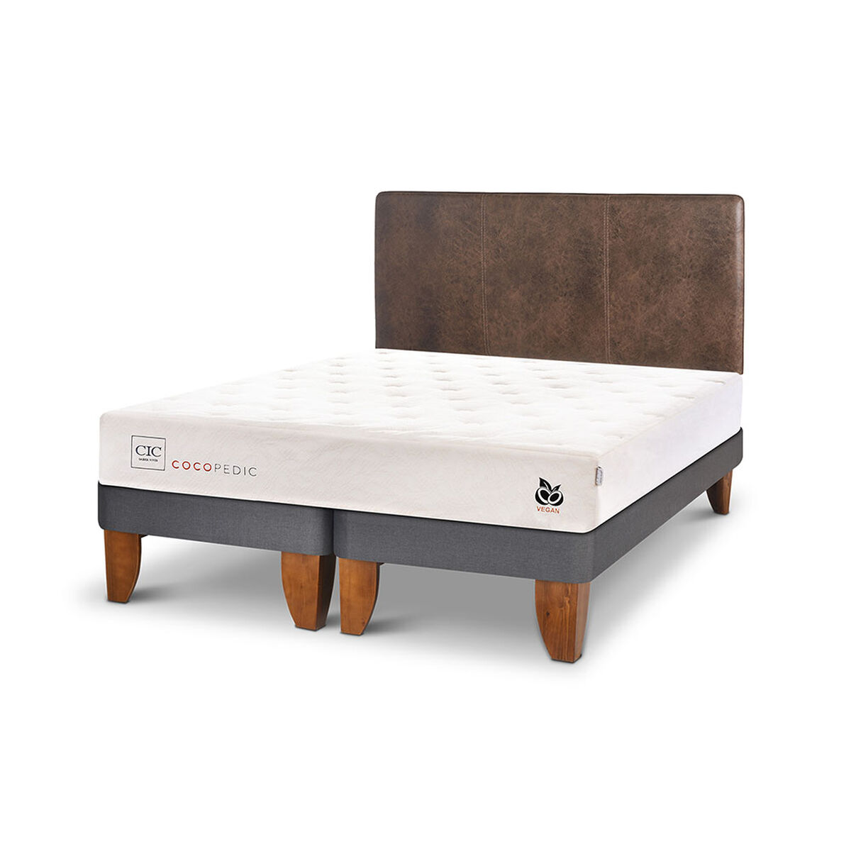 Cama Europea CIC Base Dividida King Cocopedic